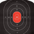 Juvale 50 Pack Paper Shooting Targets for Range, Bulk for Hunting Handguns Pistols Rifles Silhouette with Red Bullseye