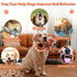 Drmstow Plush Dog Toys with Rope, Squeaker & Crinkle Paper Interactive Squeaky Chew Toy for Large Dogs & Puppies Tough