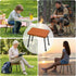 Kyxetuo 300 lbs Portable Camping Stool & Travel Seat - Heavy Duty, Aluminum Legs & PP Seat - Ultralight Collapsible