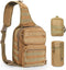 Gogoku 3 Pack Molle Pouch Combo - Tactical Water Bottle Holder - Compact Utility Waist Bag Pack
