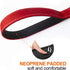 TwoEar 5FT 1IN Strong Red Dog Leash with 2 Padded Handles, Traffic Handle for Extra Control, Reflective Walking Lead.