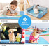 Summer Cooling Mat & Sleeping Pad - Easy Carry, Easy to Clean, Waterproof Bottom, Water Absorption Top, Safe Materials