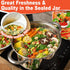 13oz 9 Mixed Dehydrated Goji & Vegetables, Kinds Dried Ramen Toppings with Carrots, Corn & Cabbage, Freeze-Dried