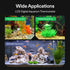 VIVOSUN 4-Pack LCD Digital Aquarium Thermometer, Fish Tank Water Temperature with Suction Cup