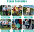 Collapsible Stool Thickened, Portable Foldable Chair, Retractable Stool for Fishing, Portable stools for Adults Hiking