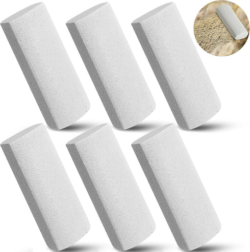 Abbylike 6 Pcs Pet Hair Remover, Gray Pumice Stone Tool for Dog Hair, Cat Fur Removal from Bedding, Couch