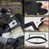 Tactical Map Case Military Pouch Holder, Foldable Map Storage Bag, 13"x10" Clear Viewing Area, Waterproof TPU + 1001D