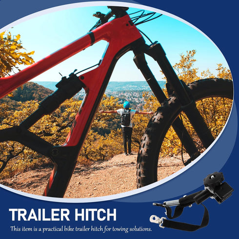 Quick Release Bike Trailer Hitch Coupler Adapter, Steel Linker Connector for Pet Cargo Bike Trailer