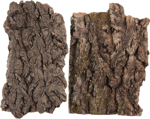 Mipcase Reptile Bark Hideout Decor - Cork Bark Climbing Mat for Terrarium and Reptiles