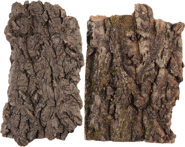 Mipcase Reptile Bark Hideout Decor - Cork Bark Climbing Mat for Terrarium and Reptiles