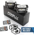 Foxelli LED Headlamp Flashlight for Adults & Kids, Lightweight Waterproof Headlight for Running, Camping, Hiking