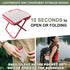 KCTXIPE Set Mini Easy Carry Outdoor Chair Compact Carry Chair for Camping, Hiking, Fishing, Gardening and Outdoor Use