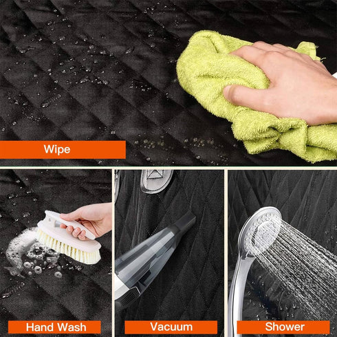 RNYXKDLF Hammock Dog Car Seat Cover, Back Seat Extender for Dogs,Dog for Car Backseat, Non Inflatable Dog seat Cover