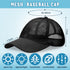 Jadive 6 Pcs Mesh Baseball Cap - Summer Breathable Trucker Hat for Men Women Adjustable Sports Running