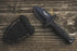 Smith & Wesson 5in High Carbon SS Fixed Blade Knife with 2 in 1 False Edge Blade for Outdoor Tactical Survival