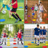 Poly Spot Markers 9 inch Non-Slip Rubber Agility Markers for Football, Soccer, Basketball Training