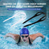 Universal Swimming Goggles, Swim Glasses with Silicone Strap, Black/Clear Replacement Accessories