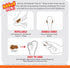 Nylabone Power Chew Knuckle Bone & Pop-In Dog Treat Toy Combo with Chicken Flavor, X-Small/Petite