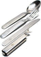 Original Hungarian Army Cutlery Set, 4 Pieces, Military Issue Spoon Fork Knife Kit Flatware Multi-Tool