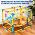 Toys,Hammock Cat Jungle Gym With Hanging Interactive Cat Activity Center For Kittens With Cat Self Groomer,Removable