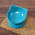 Park Life Designs Oscar Tilt Cat Dish, 10 Oz - Blue Pet Bowl