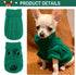 Small Dog Sweater, 2 Pieces, Cold Weather Dog Clothes for Small Dogs, Pet Cat Sweater Outfits (Small)