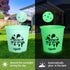ropoda Giant Yard Pong,Yard Games with Durable Buckets and Balls - Choose Red Large, XL, or Green - Glow in the Dark