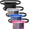 HEETA 4 Pack Waterproof Pouch, Screen Touch Sensitive Dry Bag with Adjustable Waist Strap for Kayaking