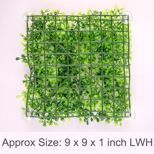 SLSON Aquarium Decorations - Artificial Plastic Grass Lawn 9 inches for Fish Tank Decoration