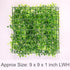 SLSON Aquarium Decorations - Artificial Plastic Grass Lawn 9 inches for Fish Tank Decoration
