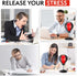 Tech Tools Stress Buster Desktop Punching Bag - Suctions to Your Desk, White Elephant Gifts for Coworker Men and Women