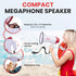 Pyle Portable Bullhorn Megaphone Speaker, 30W Power with Built-in Siren & Voice Recorder, 800 Yard Range