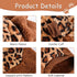 Fleece Dog Sweaters for Small Dogs, Cute Warm Puppy Chihuahua Sweater (Leopard, Small)