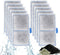 driamor 10 Pack Filter Cartridges for Top Fin EF-S Element and BF5 BETTAFLO Filter, Thickened Replacement Filters