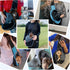Pet Dog Sling Carrier, Puppy Pet Slings Bag for Small Dogs Cats, Breathable Mesh Hand Free with Adjustable Strap (Red,