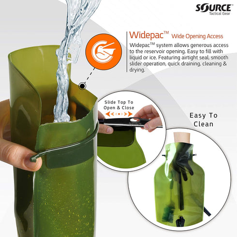 Tactical Gear 3L Widepac Low Profile Hydration Reservoir