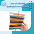 1112 by M&M Rainbow Chew Stick - Handcrafted Breakable Turnable Hanging Bird Cage Toy, Bright Colors, Spinning Sticks