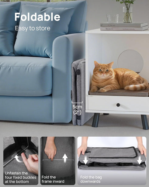12lbs, Airline Approved Cat Carrier, Pet Carrier Soft-Sided, Portable Dog Carrier with Stable Structure, TSA Approved