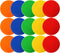 Okllen 15 Pack Poly Vinyl Spot Markers, 9 Inch Floor Dots Non-Slip