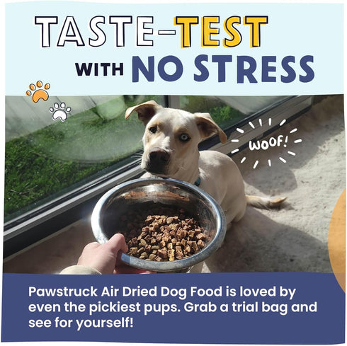 Pawstruck All Natural Air Dried Dog Food with Real Chicken - Grain Free, Made in USA, Non-GMO, High Protein Limited