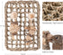andwe Seagrass Protector Mat with Toys for Rabbit, Bunny, Chinchilla, Guinea Pigs, 11 X 7.87-inch