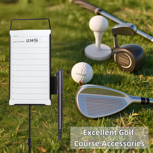 CTYYPYUYU Set- Signs6 Pack Golf Metal Proximity Marker, Closest to the Pin Marker Includes Golf Course Fairway Distance