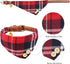 3 PCS Puppy Collar and Leash Set, Dog Collars for Small Dogs with Bow Tie, Bell, and Bandana Leather Collar for Puppies