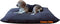 DIY Pet Bed Pillow Duvet Suede Cover + Waterproof Internal Case for Dog/Cat, Medium 36"X29" Espresso