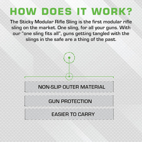 Sticky Holsters Sticky MRS, Tactical Shoulder Strap for Gaming and Hunting, Universal Accessories for Tactical Gear