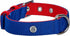 Blueberry Pet Iconic Color-Block Adjustable Dog Collar, Navy Blue and Red, Neck 17-20.5", for Large Breed