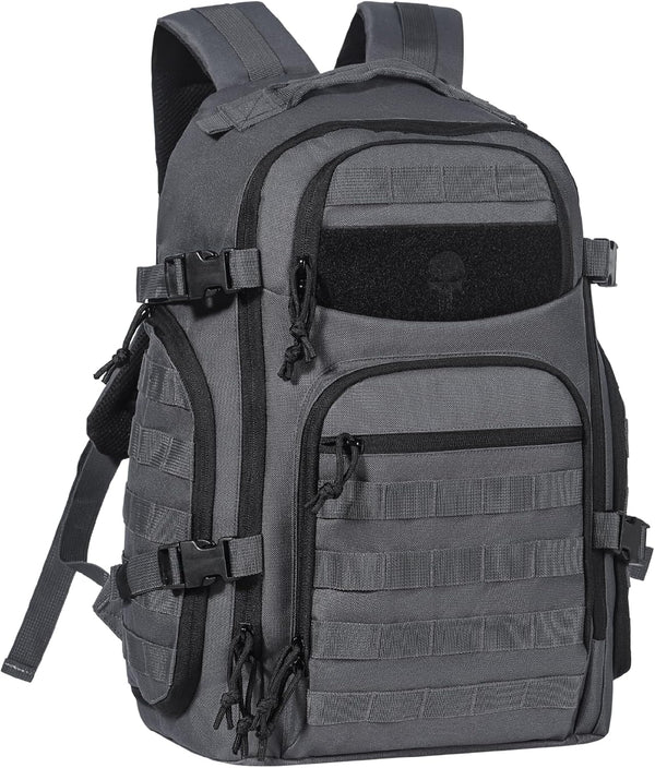 Tactical Laptop Backpack for Men, Military Backpack in Grey