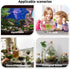 2 PCS Broken Barrel Aquarium Decorations, Caves Hide Hut Fish Tank Ornaments, Shipwreck Theme Accessories