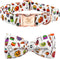 Elegant Little Tail Dog Collar with Bow - Fall Halloween Candy Bow Collar for Small Dogs