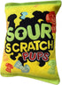 Huxley & Kent Sour Scratch (Small) Power Plush Dog Toy with Squeaker, Funny Cute Dog Toy